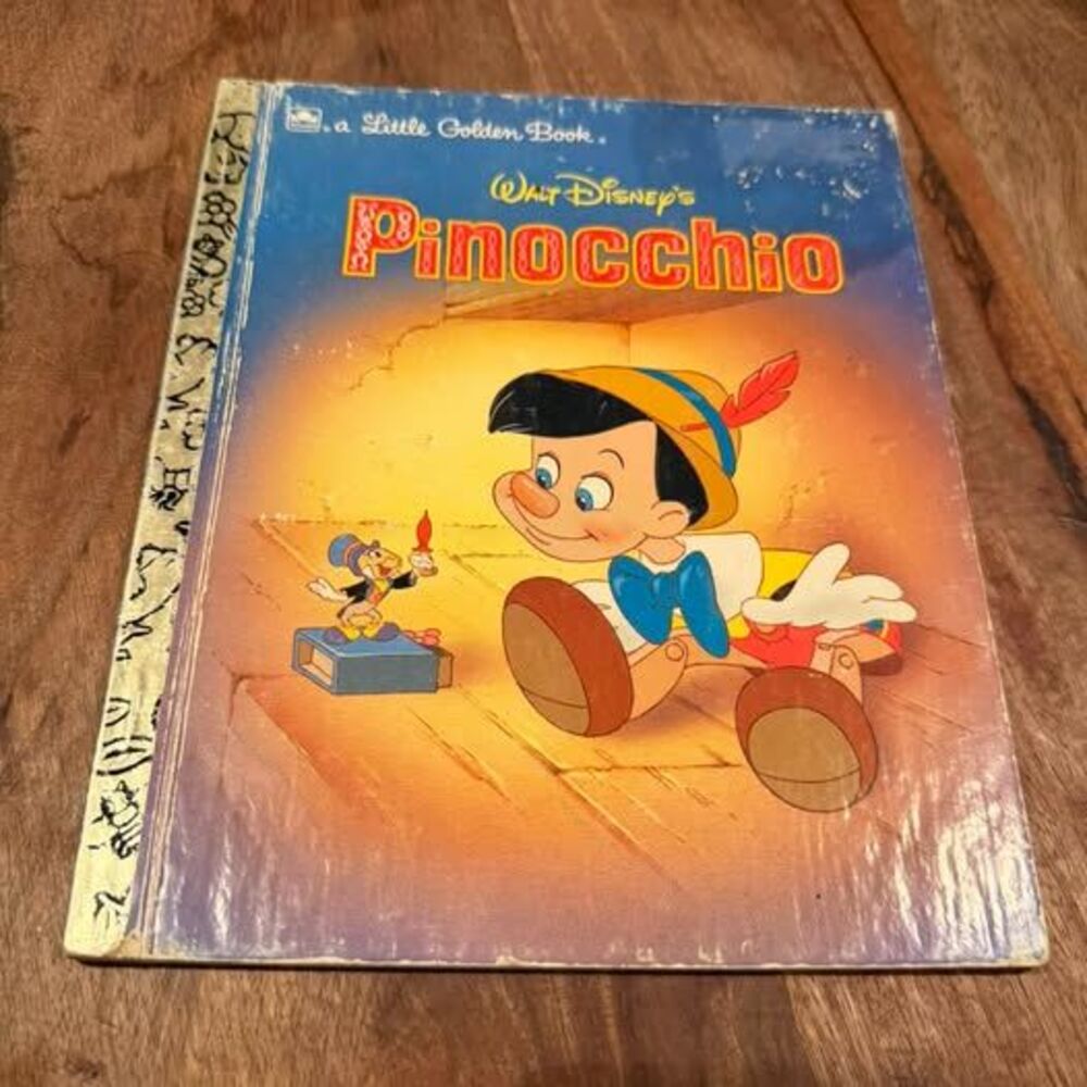 1990 A Little Golden Book: Walt Disney's Pinocchio